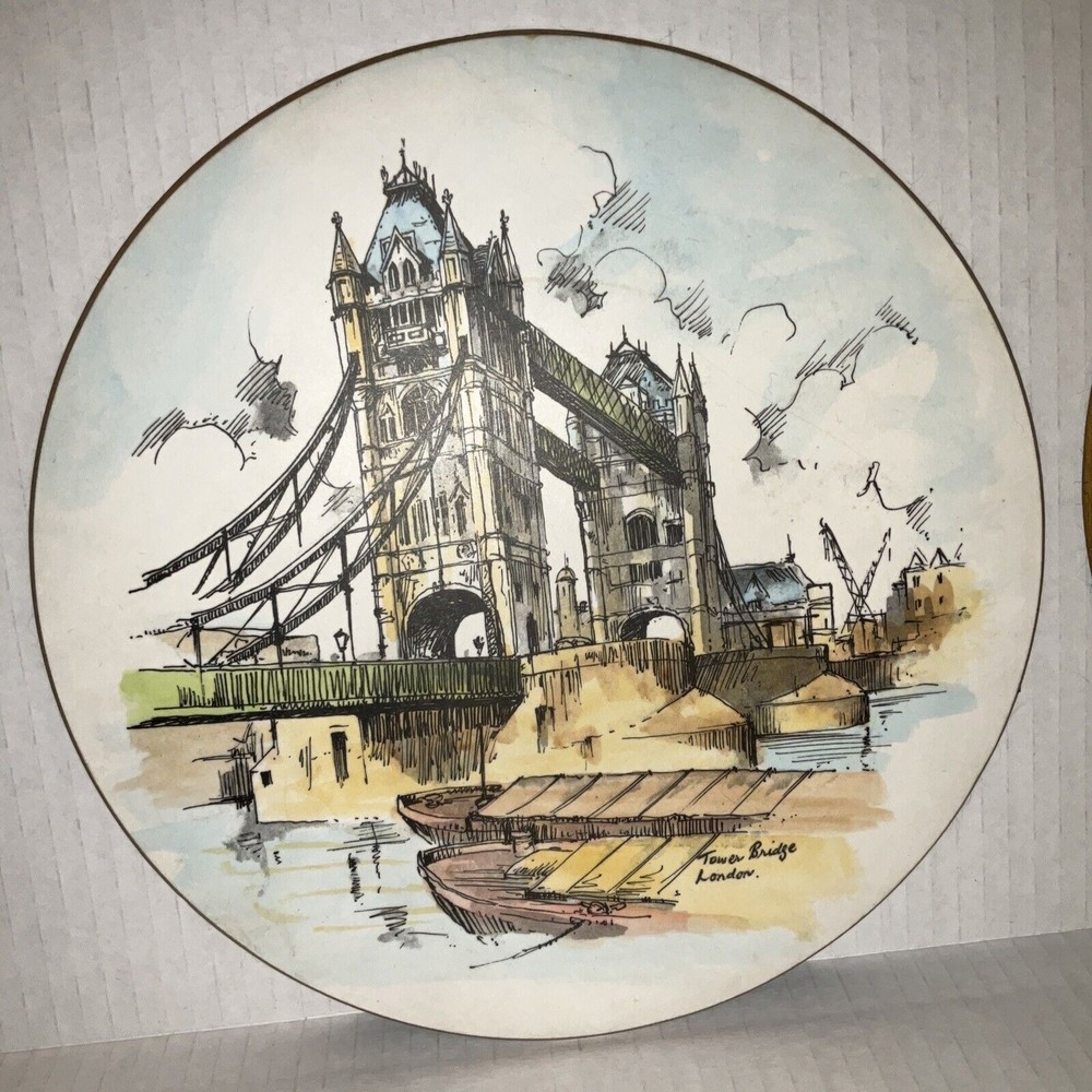 Vintage Sewell Melamine Placemats Featuring London Imported